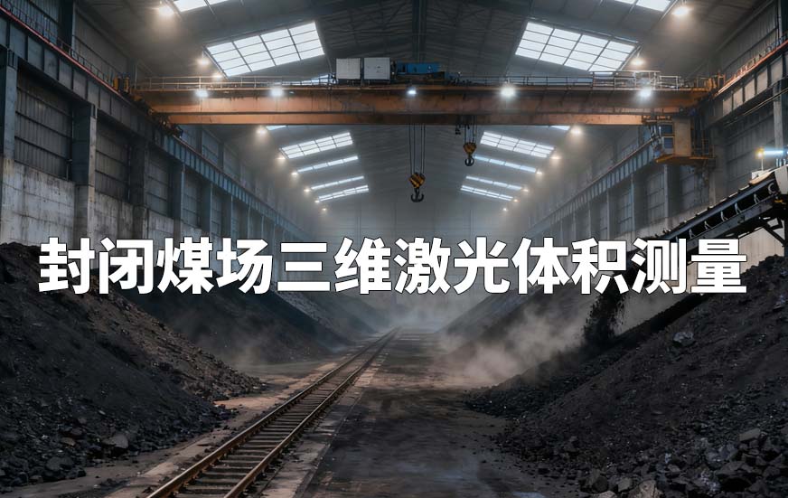 封閉煤場三維激光體積測量