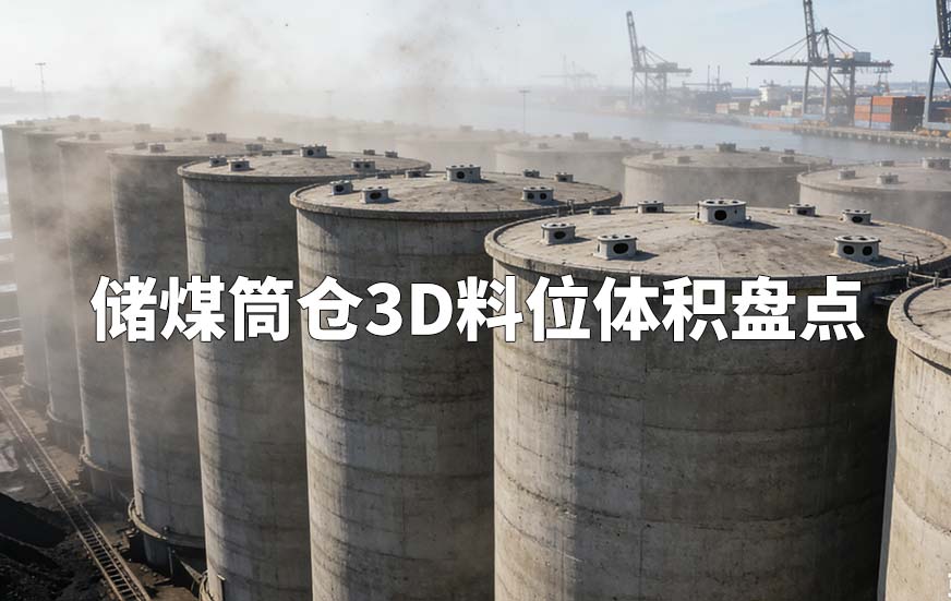 儲(chǔ)煤筒倉(cāng)3D料位體積盤點(diǎn)