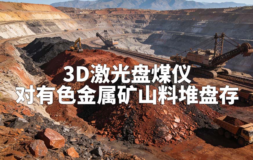 3D激光盤煤儀如何對有色金屬礦山料堆盤存