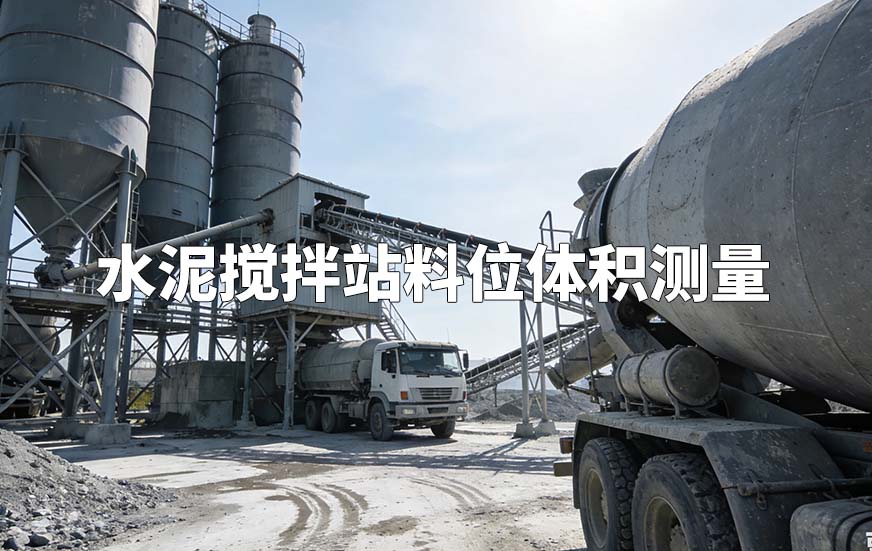 水泥攪拌站料位體積測量