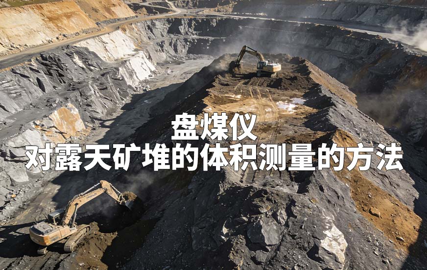 盤煤儀對露天礦堆的體積測量的方法